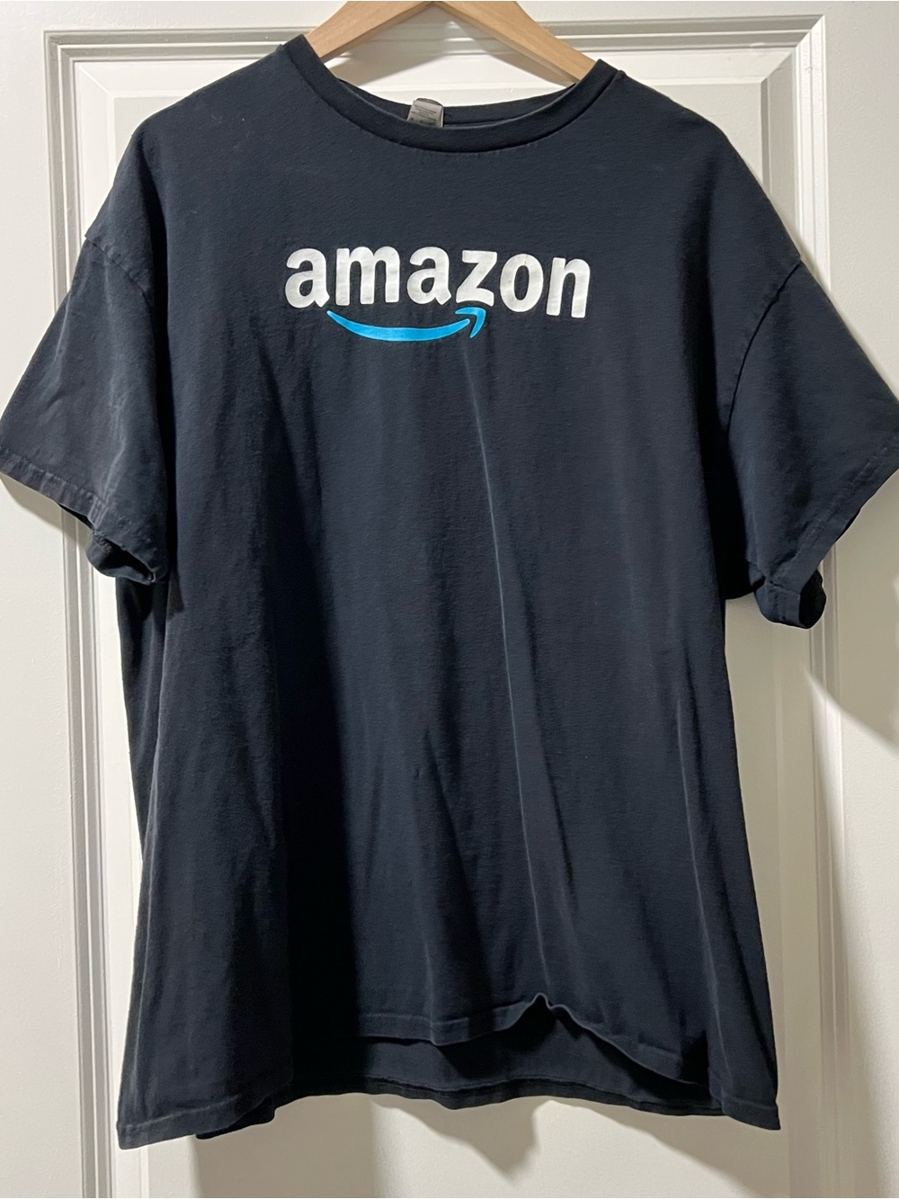 Amazon Employee T-shirt Size XL Black Tee E-swag *Flawed
